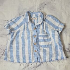 We The Free Away At Sea Cropped Top